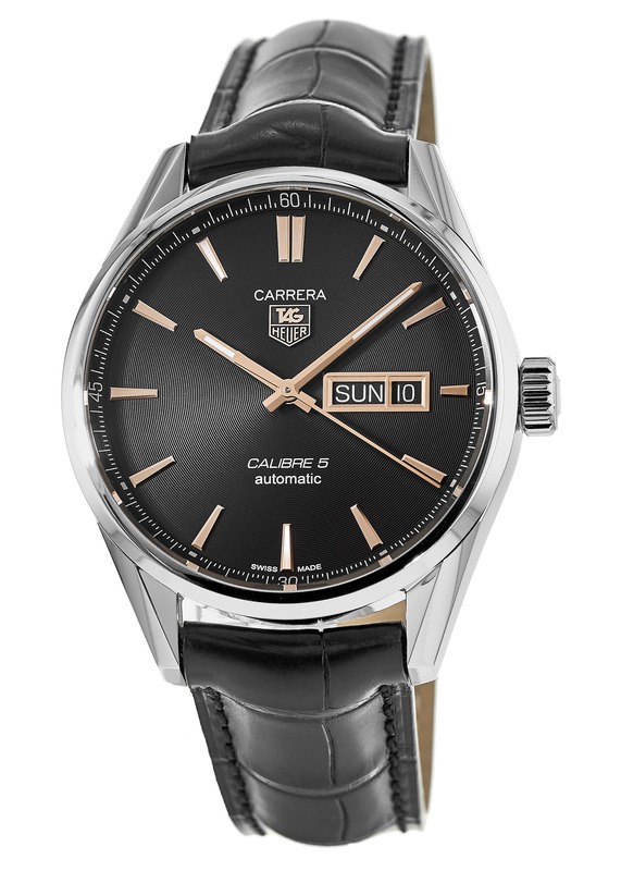 tag heuer calibre 5 leather strap