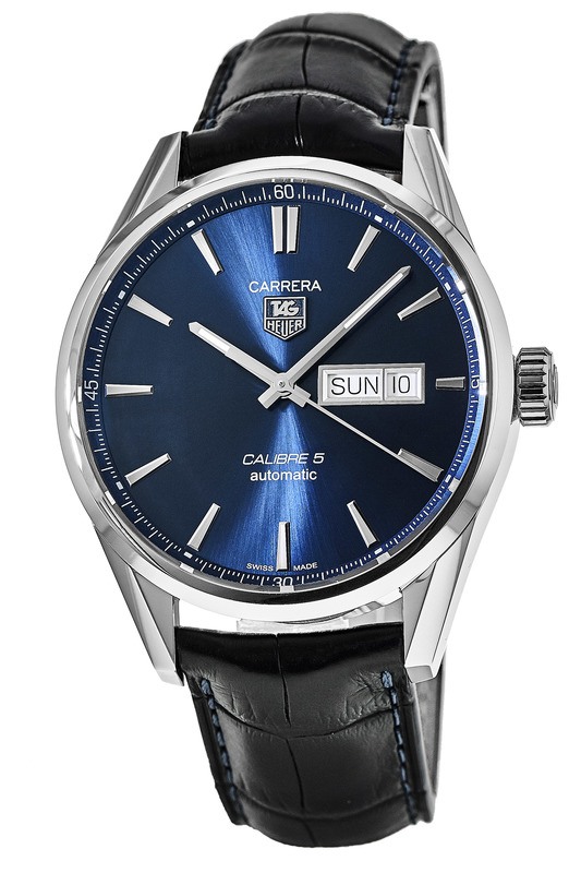 tag heuer calibre 5 leather strap