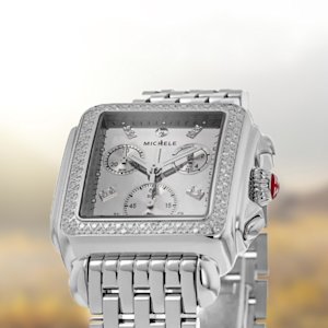 Michele Deco watches put luxury to comfort with diamond dials, Swiss quartz movement, and effortless style that stand out from other sporty watches.
