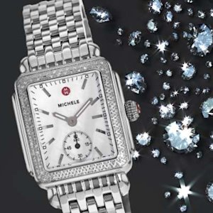 Explore the elegance of Michele watches, from the celestial Deco Madison to the playful Deco Sport. Discover timeless luxury in every detail.
