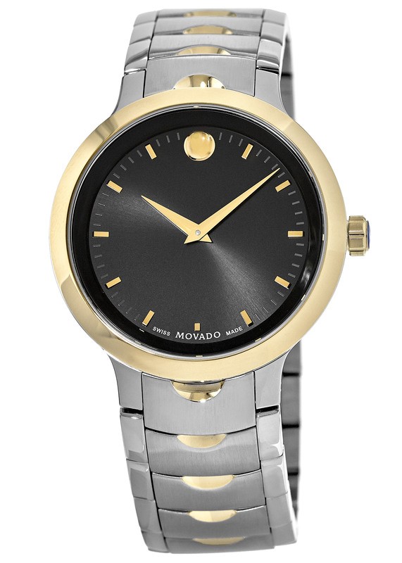 movado luno black