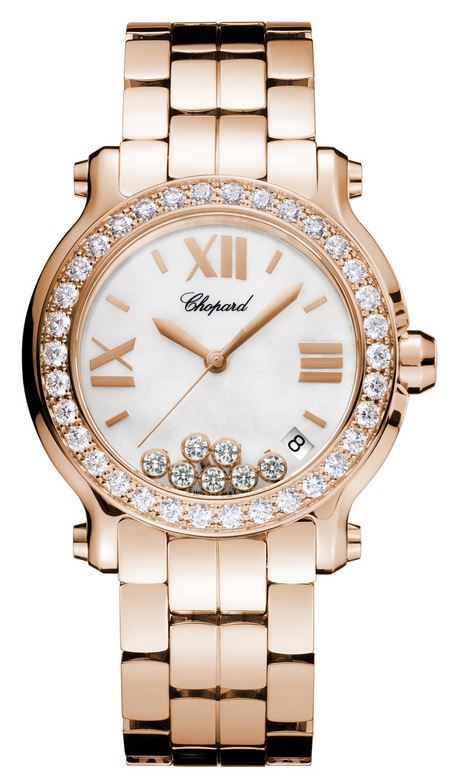 chopard women's happy sport diamond watch