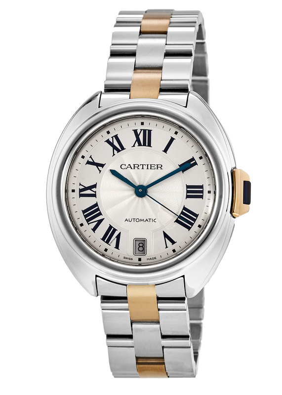 Cartier W2CL0003 Cle de Cartier 35mm Women's Watch - WatchMaxx.com